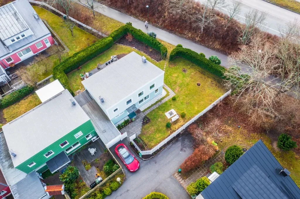 14. Omputsning Fasad 2 planshus Molndal Forsaker